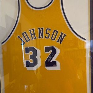 Magic Johnson Autographed Framed